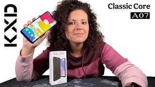 KXD Classic Core A07 Smartphone dal Design Classico che non ti fa spendere troppo  Recensione [upl. by Kovacs]