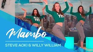 MAMBO  Steve Aoki amp Willy William  Easy Fitness Dance Video  Zumba  Choreo Baile  Coreo [upl. by Becket]