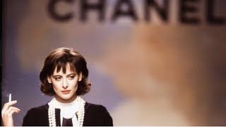 80s Chanel by Karl Lagerfeld  Ines de la Fressange runway compilation HD [upl. by Amarette]