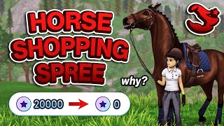 Star Stable  Most IMPULSIVE Horse SHOPPING SPREE in History 💀 [upl. by Aiva]