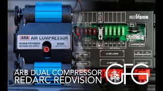 ARB Dual Compressor Install Integrated Into The REDARC RedVision System [upl. by Metzger]