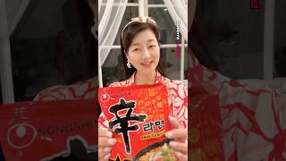 SHIN RAMYUN NOODLES 🍜 kfood delicious cooking [upl. by Fevre]