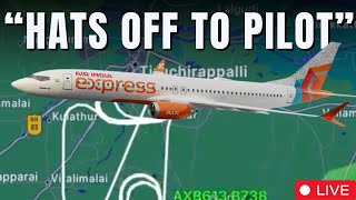 Air India Express Pilots Successfully Lands At Trichy After Circling Over For Two and a half hours [upl. by Marigolda]