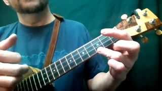 Jambalaya  Hank Williams ukulele tutorial by MUJ [upl. by Anidem682]