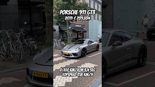 Awesome 2017 Porsche 911 GT3RS accelerating out of the PC Hooftstraat in Amsterdam [upl. by Enenaej751]