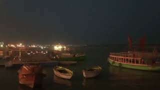 Raat mein Varanasi Ganga river  Kashi ki sundarta [upl. by Ewen]