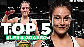 ALEXA GRASSO AS MELHORES VITÓRIAS NO MMA  Top 5 [upl. by Schapira]