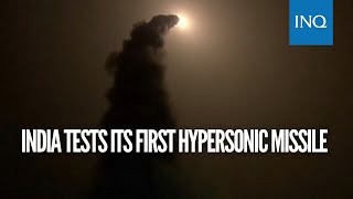 India tests its first hypersonic missile [upl. by Luht]