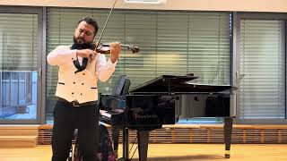 🔵Salzburg Mozarteum universityAmin Ghafari plays Sarasatezigunerwisen Theme [upl. by Aztiray]