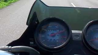 Bajaj Discover 125cc Top speed and Excellent Brake Controlling [upl. by Enelec755]