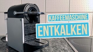 Kapsel Kaffeemaschine entkalken und reinigen [upl. by Shirberg]