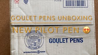 Goulet Pens Unboxing New Pilot [upl. by Derfliw]