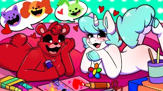 Bobby BearHug amp CraftyCorn LOVE Surprise  Poppy Playtime Chapter 3┃Comic Dub [upl. by Hteik]