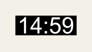 15 Minute Basic Countdown Timer  Silent [upl. by Wittie]