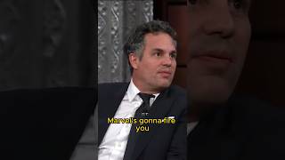 Mark Ruffalo Accidentally Spoils Thor shorts avengers thor markruffalo stephencolbert [upl. by Gaughan816]