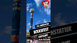 176 Cannstatter Volksfest  Wasen  2023  Rundgang  Stuttgart kirmes volksfest funfair kermis [upl. by Asiel]