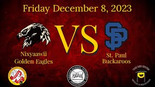 Nixyaawii Golden Eagles vs St Paul Buckaroos Oregon 1A Preview Varsity Boys [upl. by Latreshia]