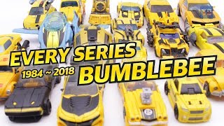 BUMBLEBEE Toys in EVERY Transformers Series 1984  2018 [upl. by Fortna]