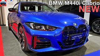 New BMW M440i Convertible 2024  Visual REVIEW interior amp exterior Design [upl. by Enialb608]