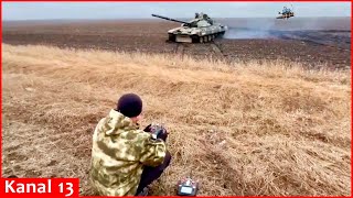 British Army tests ground kamikaze drone on Russian T80 tank it is important for Ukraine [upl. by Enilehcim]