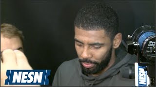 Kyrie Irving Comments On Lonzo Balls Game Following Celtics Win Over Lakers [upl. by Eenwahs]