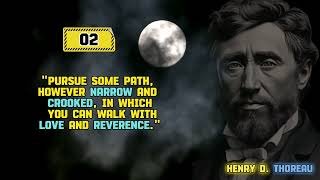 5 best Henry David Thoreau Quotes  the 5th will resonate in your brain [upl. by Brunella]