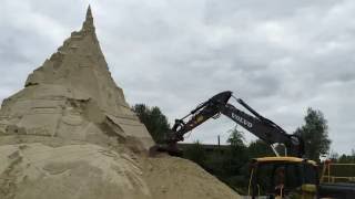 Abriss der Sandburg im Landschaftspark Nord Duisburg [upl. by Aissatsan]