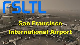 San Francisco International Live Traffic  Microsoft Flight Simulator 2020  FSLTL [upl. by Aveneg]