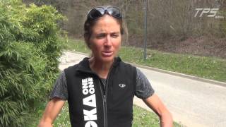 Caroline Chaverot lauréate du trail des Glaisins 2016 [upl. by Anelegna]