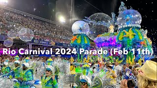 Rio Carnival 2024 Samba School Parade Special Group on Feb 11th [upl. by Nyliram]