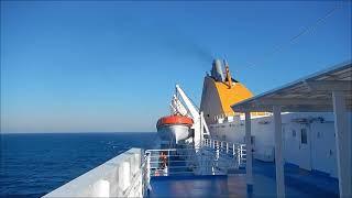 Blue Star ferry RhodesKastellorizo Greece [upl. by Yentihw]