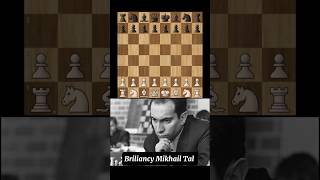 Briliancy Mikhail Tal 99 accuracy shorts chesss chessgame [upl. by Letnoj]