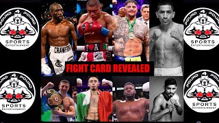 TERENCE CRAWFORD VS Israil Madrimov FIGHT CARD REVEALED [upl. by Vookles]