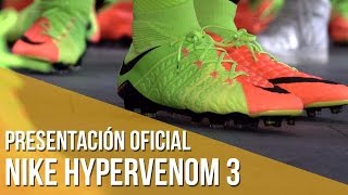 NIKE HYPERVENOM 3  Presentación oficial en Munich [upl. by Jessie721]