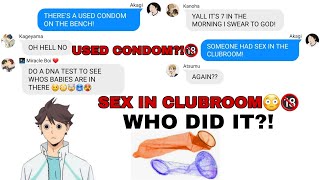 USED CONDOM⁉🔞  AranKita❤🍫 Haikyuu Texts [upl. by Elletnuahs]