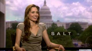 ANGELINA JOLIE  SALT  INTERVIEW [upl. by Britney]