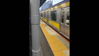 E231 Series Sobu line at Ryogoku station [upl. by Dalton102]