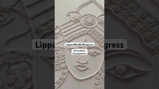 Lippan Art Work In progress [upl. by Ardnuahs217]