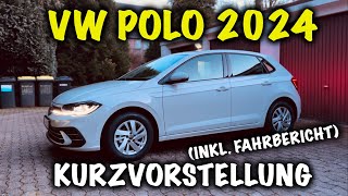 VW Polo VI 2024  Vorstellung amp kurzer Fahrbericht vw polo [upl. by Estren]