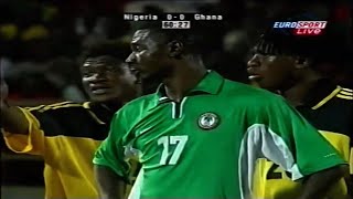 Nigeria vs Ghana Mali 2002 AFCON  Extended Highlights [upl. by Papageno648]