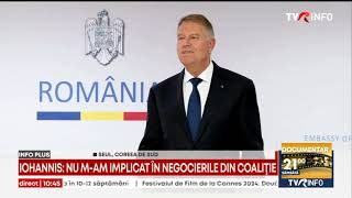 Iohannis Am venit în Coreea cu o aeronavă mică Economia României nu șchioapătă ci crește [upl. by Eadrahc]