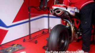 Carlos Checas ducati 1098R Warming Up  1080p HD [upl. by Las]