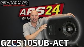 Ground Zero GZCS 10SUBACT  Aktivwoofer anstatt Reserverad  REVIEW  ARS24 [upl. by Ednutey]