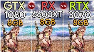 GTX 1080 vs RX 6600 XT vs RTX 3070  Test In 2024 [upl. by Dorris865]