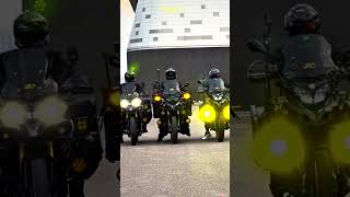 Too heavy or too many lights 🤔  shorts Sportsbike rider motovlog bmw1250gsa [upl. by Reaht]