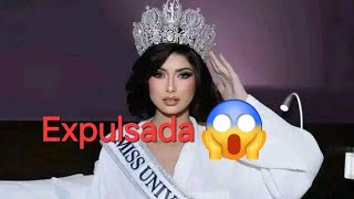 Porque EXPULSAN a Miss Panamá del concurso Miss Universo  Italy Mora [upl. by Angadreme]