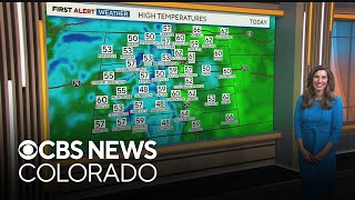 Colorado weather Temperatures above normal Friday before snow returns [upl. by Aiym]