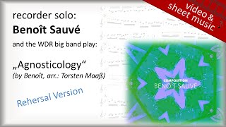 Benoît Sauvé quotAgnosticologyquot by Benoît  recorder solo transcription [upl. by Emiline]