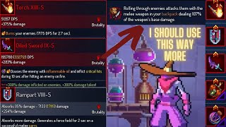 Dead Cells  Torch amp Porcupacked Oiled Sword Showcase Season 2 [upl. by Nagah]