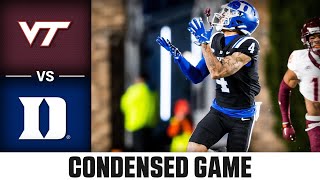 Virginia Tech vs Duke Condensed Game  2024 ACC Football [upl. by Anirec]